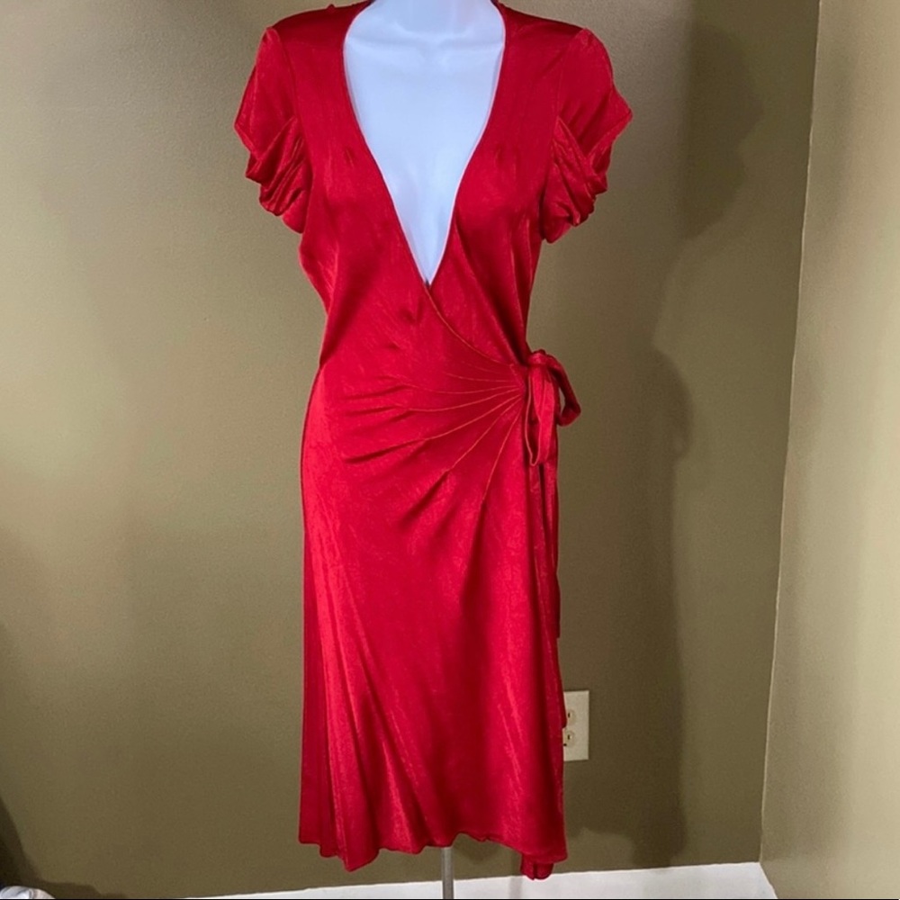Diane Von Furstenberg Midi Wrap Dress